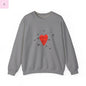 Heart Love Crewneck Sweatshirt The flirty crow