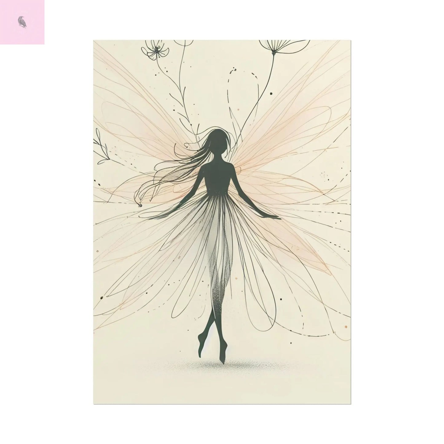 Fairy Poster - The flirty crow