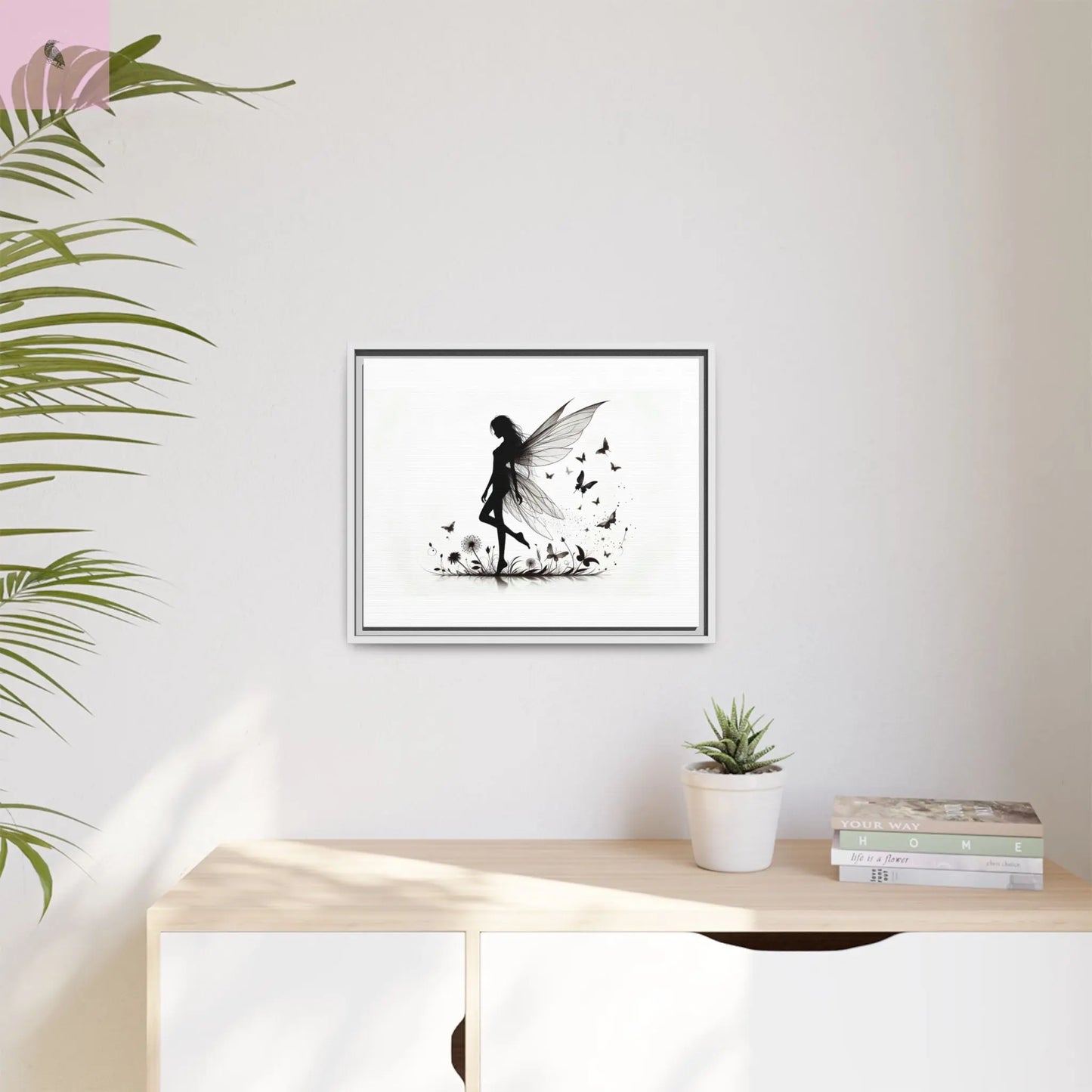 Fairy Canvas Wall Art - The flirty crow