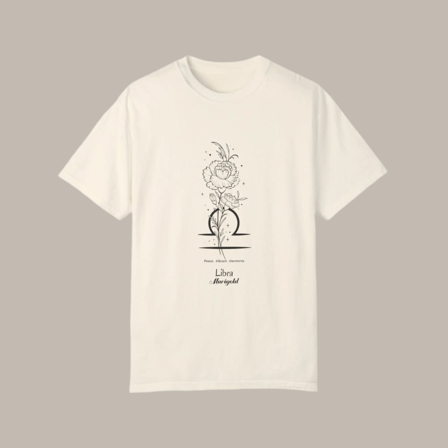 Libra Birthday Flower Unisex  Tee The flirty crow
