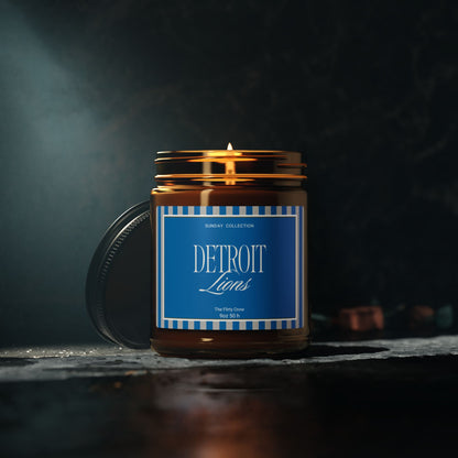 Detroit Lions Scented Soy Candle