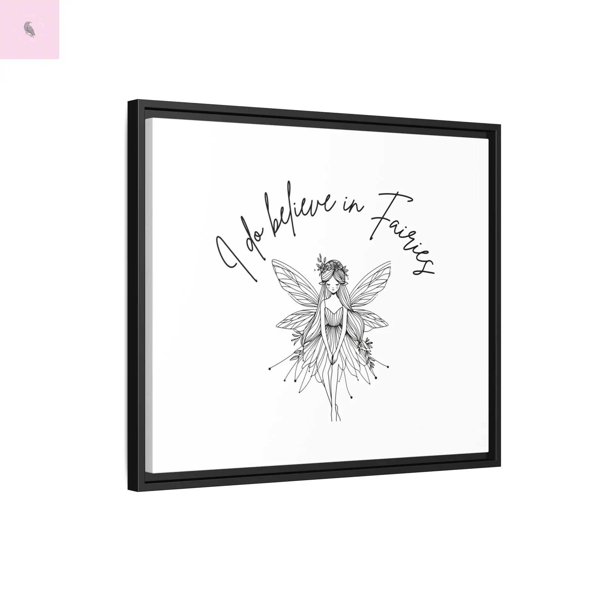 Fairies Canvas, Framed (Multi-color) - The flirty crow