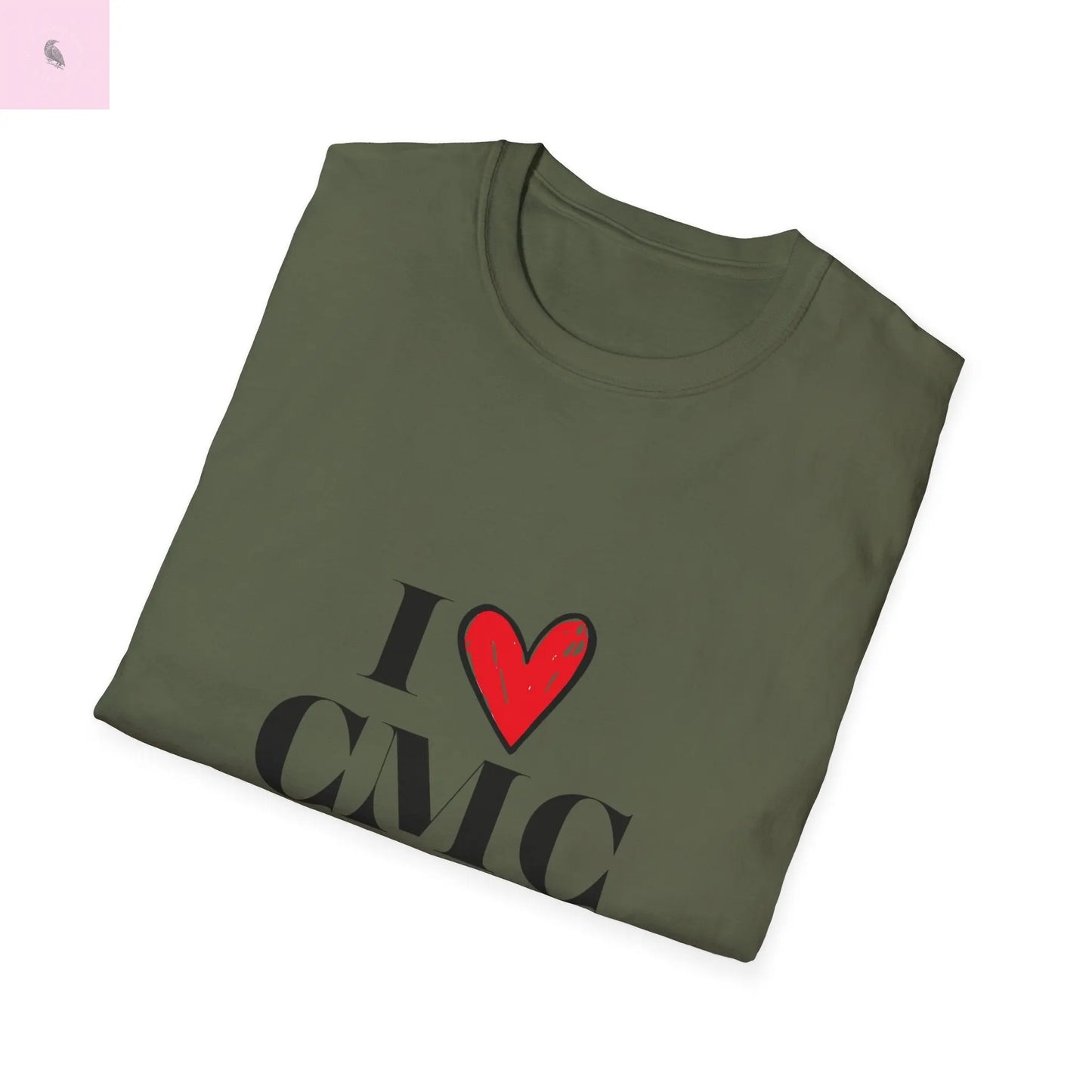 I Love CMC Unisex 49erT-Shirt, gift for niner fan, Game Day tee, 49er tshirt The flirty crow