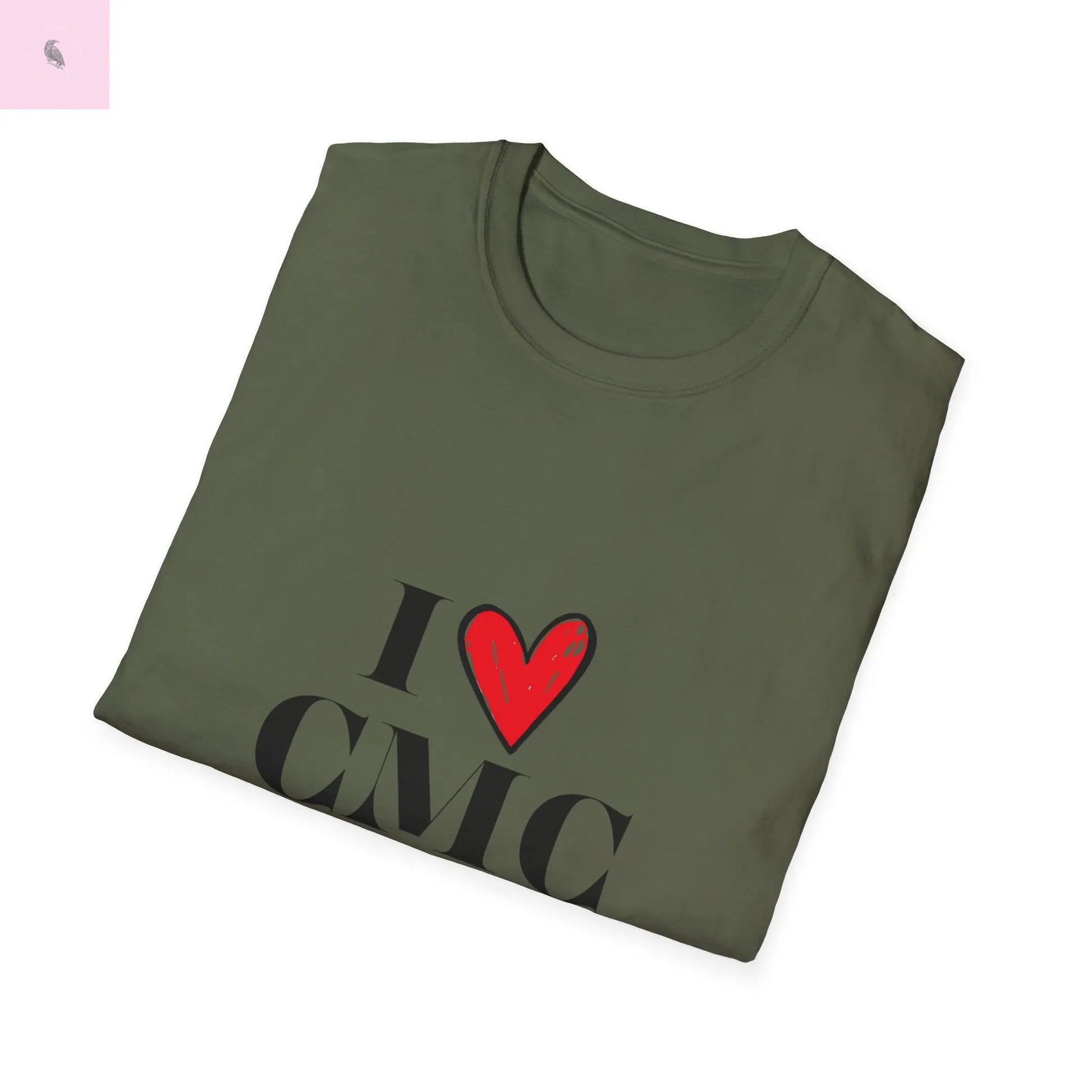 I Love CMC Unisex 49erT-Shirt, gift for niner fan, Game Day tee, 49er tshirt The flirty crow