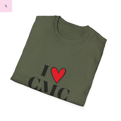 I Love CMC Unisex 49erT-Shirt, gift for niner fan, Game Day tee, 49er tshirt The flirty crow