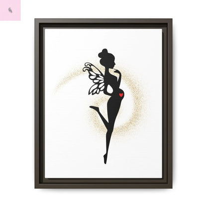 Framed Fairy Art Print - Enchanting Decor for Expecting Mothers, Baby Shower Gift, Elegant Nursery Wall Art, Whimsical Home Accent The flirty crow