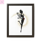 Framed Fairy Art Print - Enchanting Decor for Expecting Mothers, Baby Shower Gift, Elegant Nursery Wall Art, Whimsical Home Accent The flirty crow
