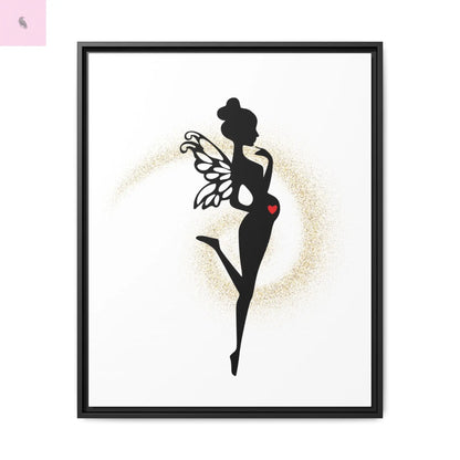 Framed Fairy Art Print - Enchanting Decor for Expecting Mothers, Baby Shower Gift, Elegant Nursery Wall Art, Whimsical Home Accent The flirty crow