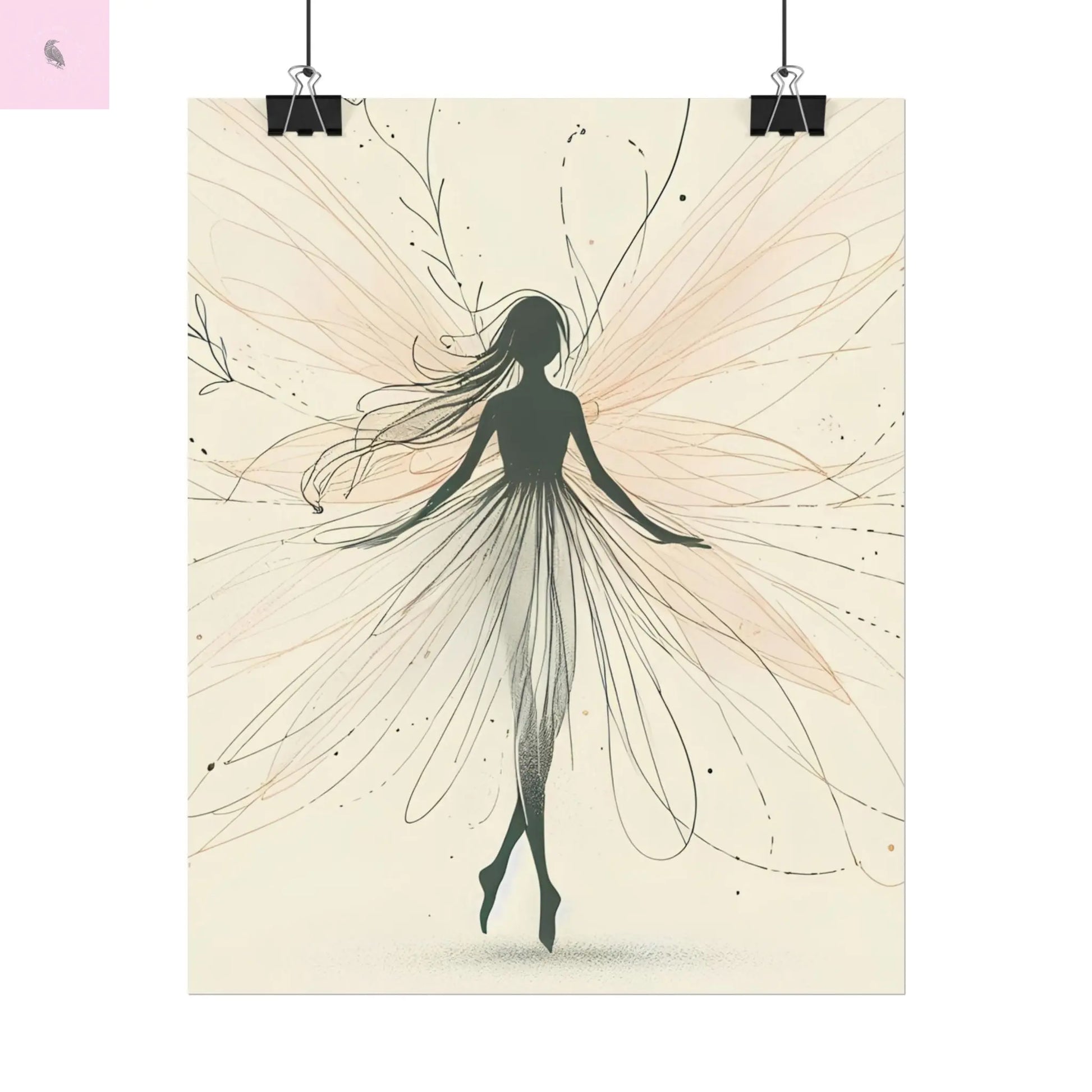 Fairy Poster - The flirty crow