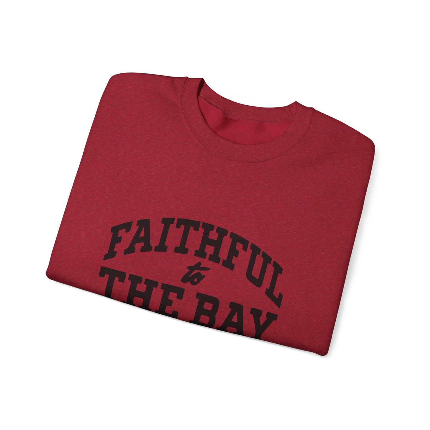 Faithful to the Bay Crewneck Sweatshirt, Personalized 'Warner 54' Team-Style Pullover