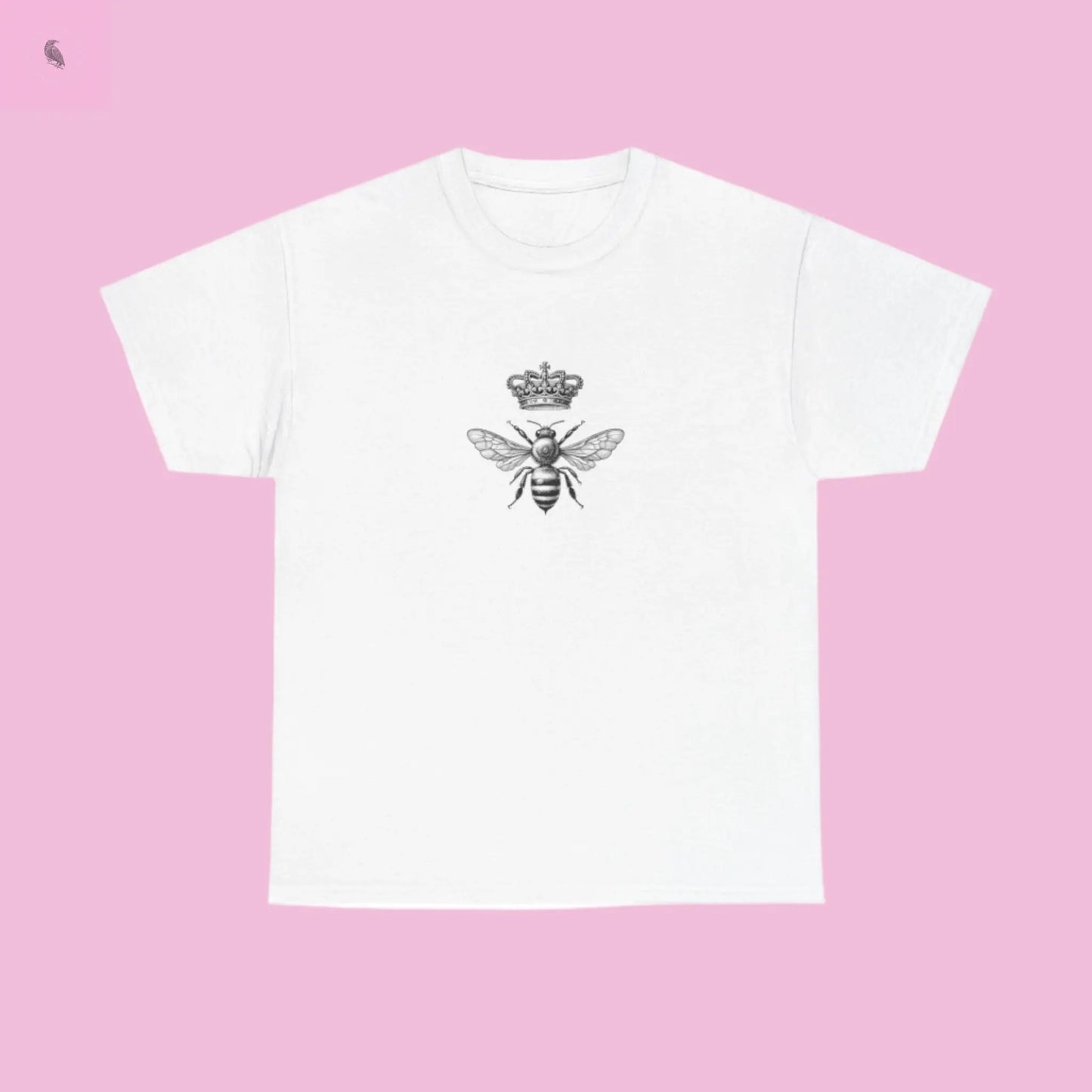 Queen Bee Unisex Heavy Cotton Tee - Stylish and Comfortable The flirty crow