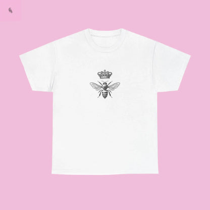 Queen Bee Unisex Heavy Cotton Tee - Stylish and Comfortable The flirty crow