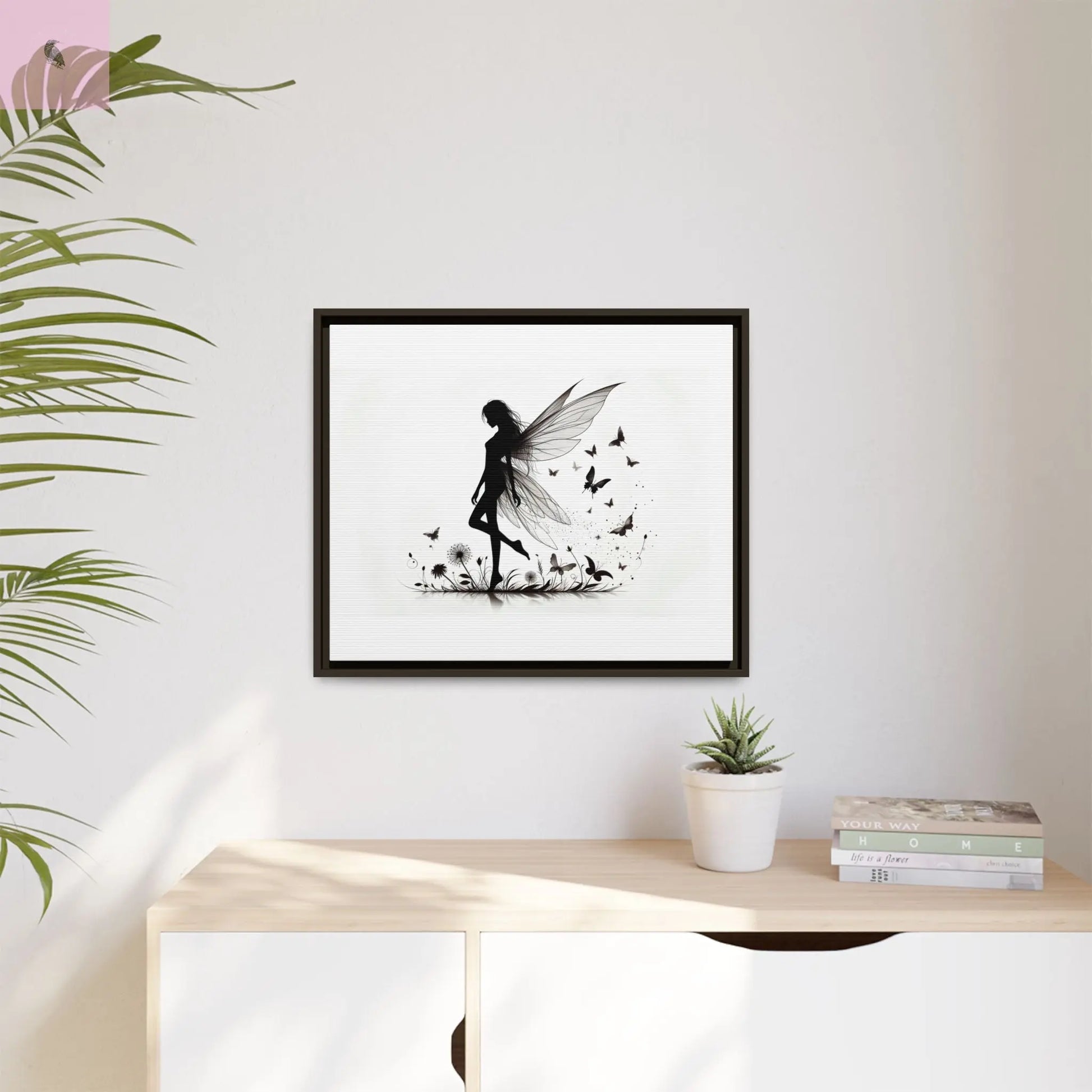 Fairy Canvas Wall Art - The flirty crow