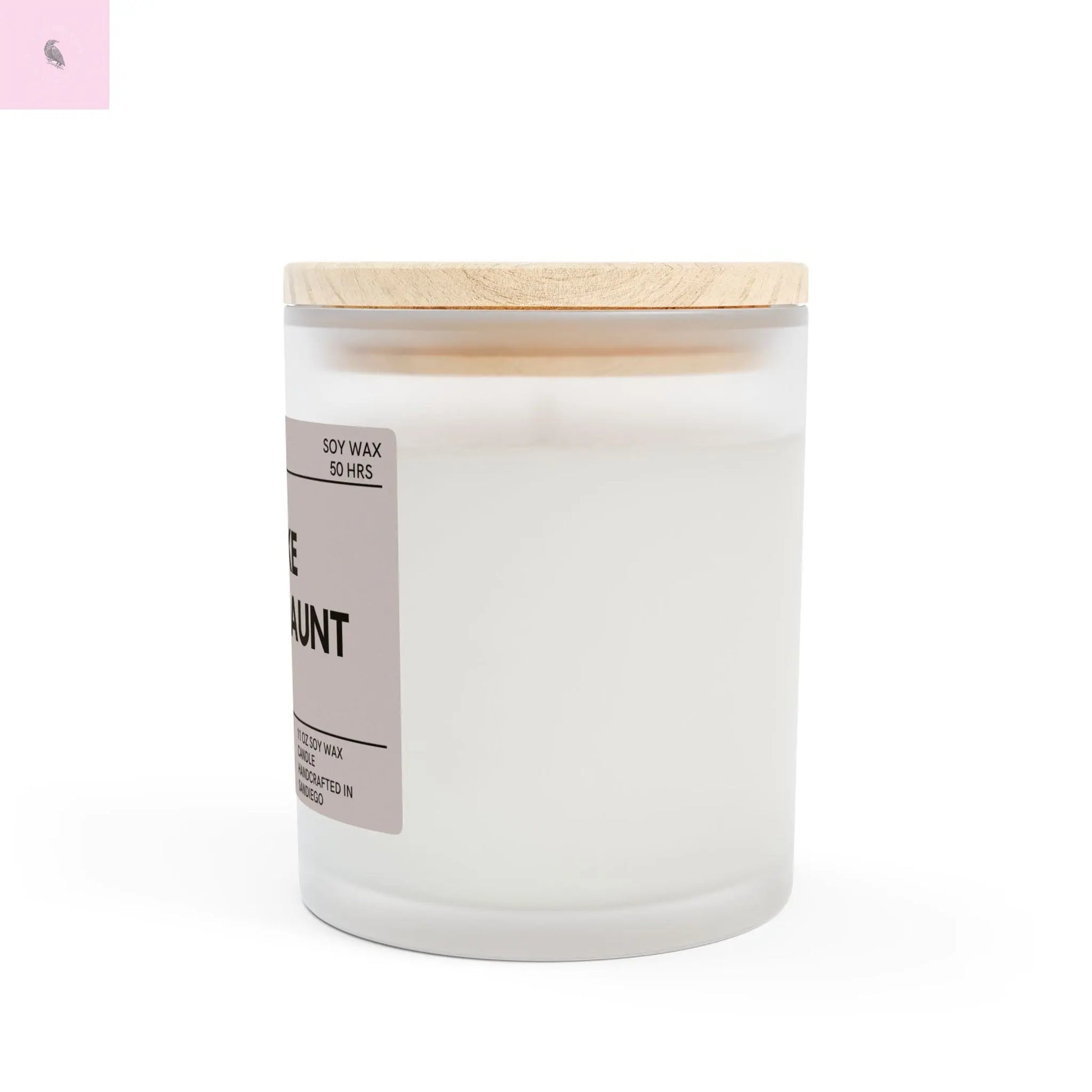 cool aunt 11oz glass candle the flirty crow