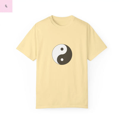 Yin Yang Unisex Custom Colors T-Shirt - Comfortable & Stylish Apparel The flirty crow