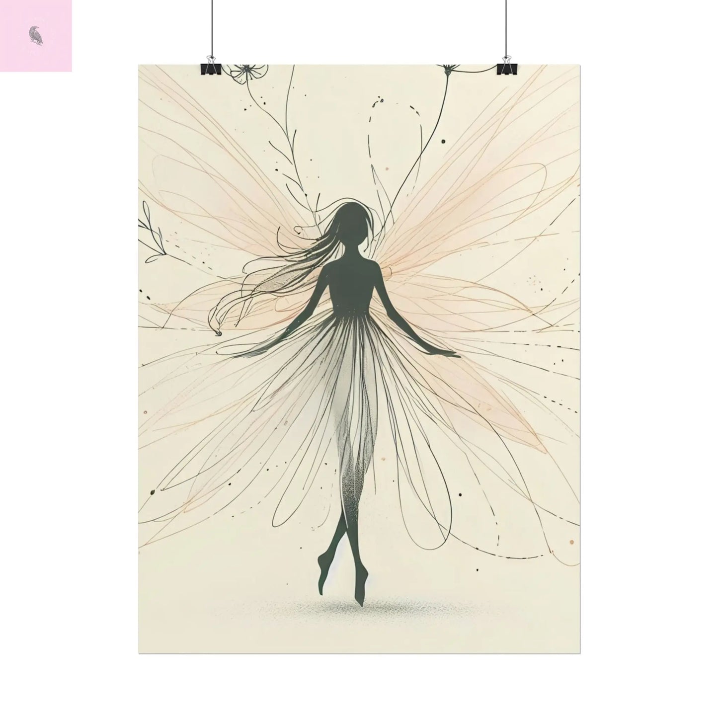 Fairy Poster - The flirty crow