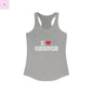 49er Fans George Kittle Women's Racerback Tank Printify