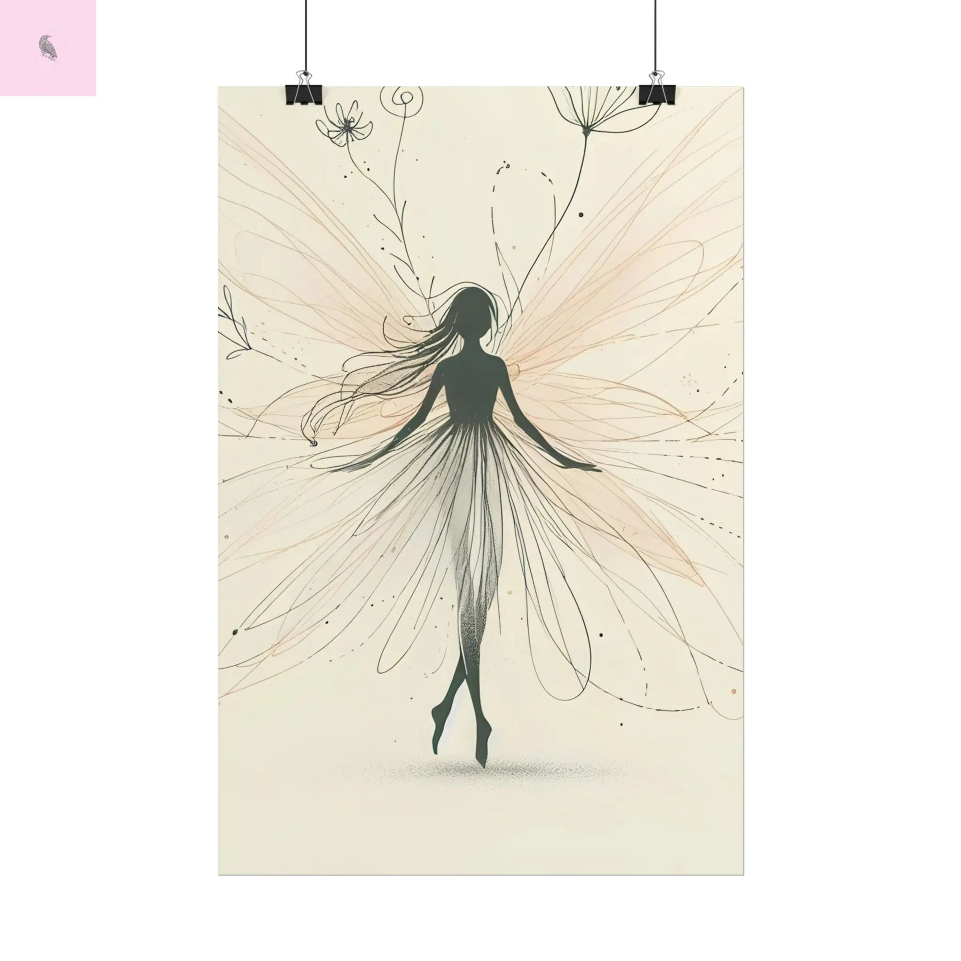 Fairy Poster - The flirty crow