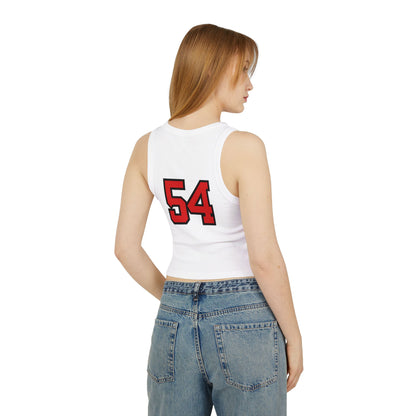Faithful to the Bay Women’s Micro Tank Top, Casual Summer Top, Sportswear, Gift for Sports Fans, 49er fan gift