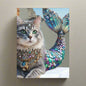 Mermaid Cat Canvas Art, Whimsical Cat Home Decor, Pet Lover Gift, Fantasy Wall Art, Ocean Room Decoration, Animal Lover Gift Cat lovers decor Printify