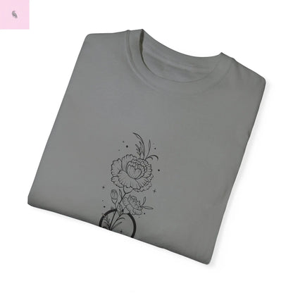 Libra Birthday Flower Unisex  Tee The flirty crow