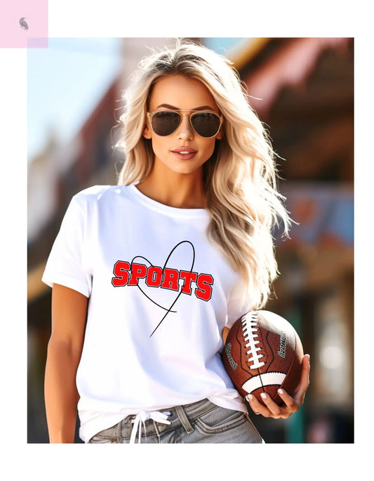 Sports Lover tee,  Unisex Comfort Colors T-Shirt, cotton shirt, gift for her, gift for him, sporty tshirt The flirty crow