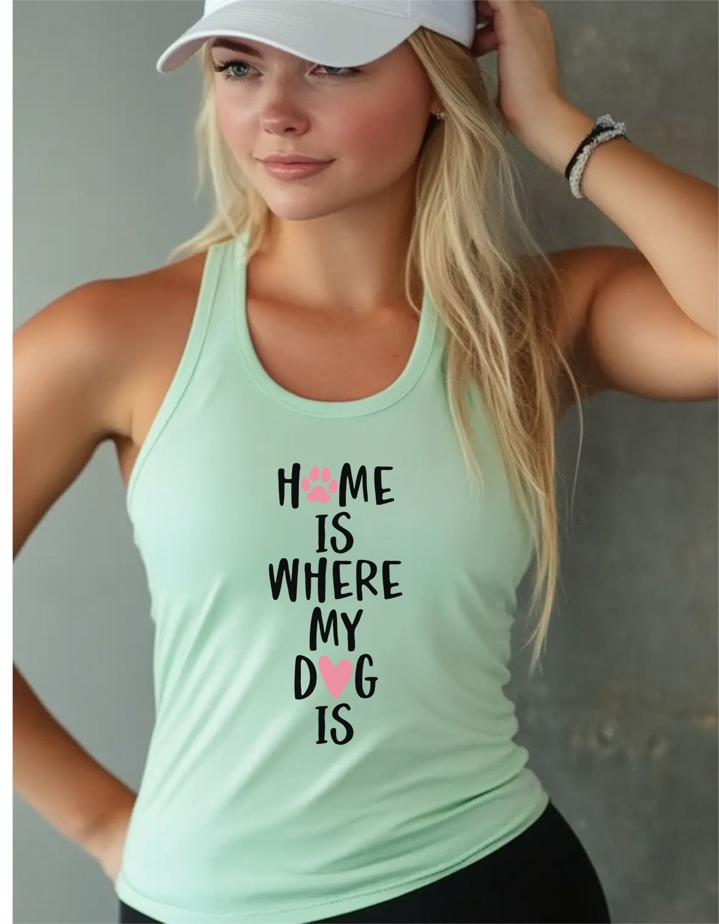 Dog lovers racerback tank top