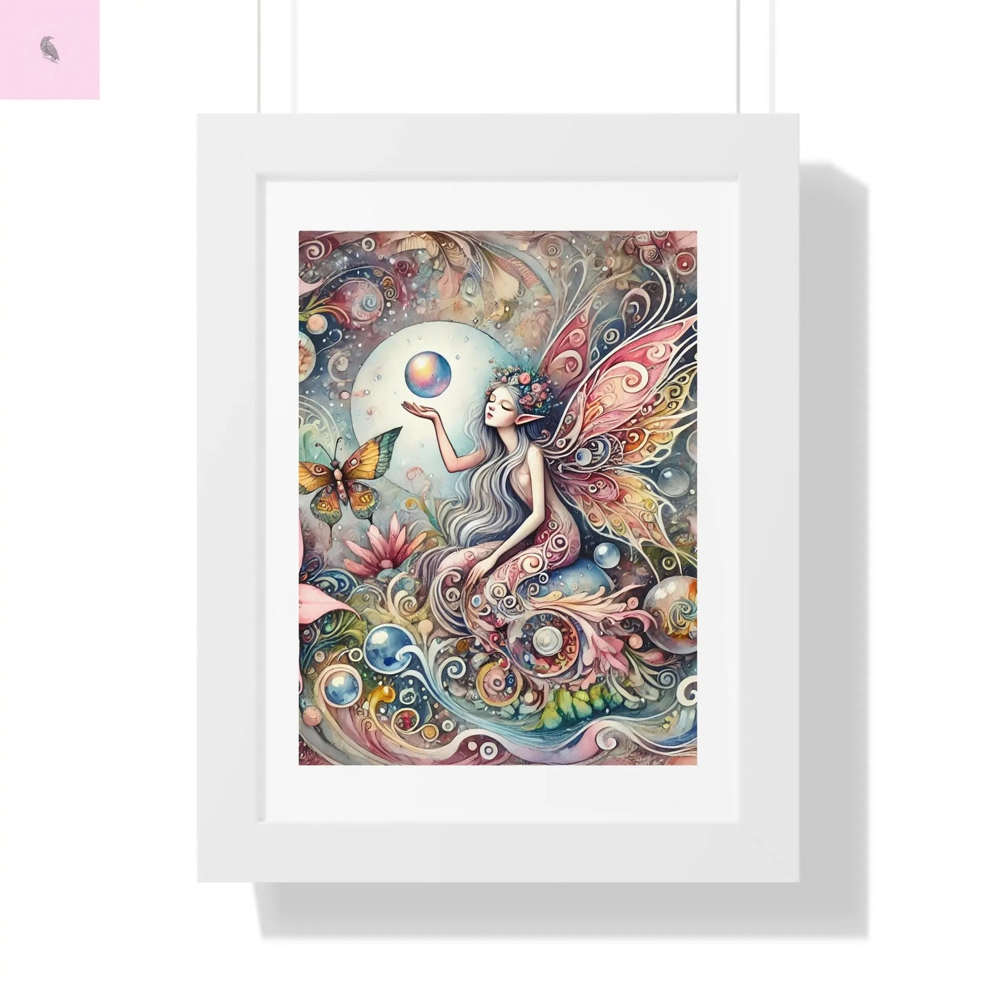 Mystical Fairy framed wall art. - The flirty crow