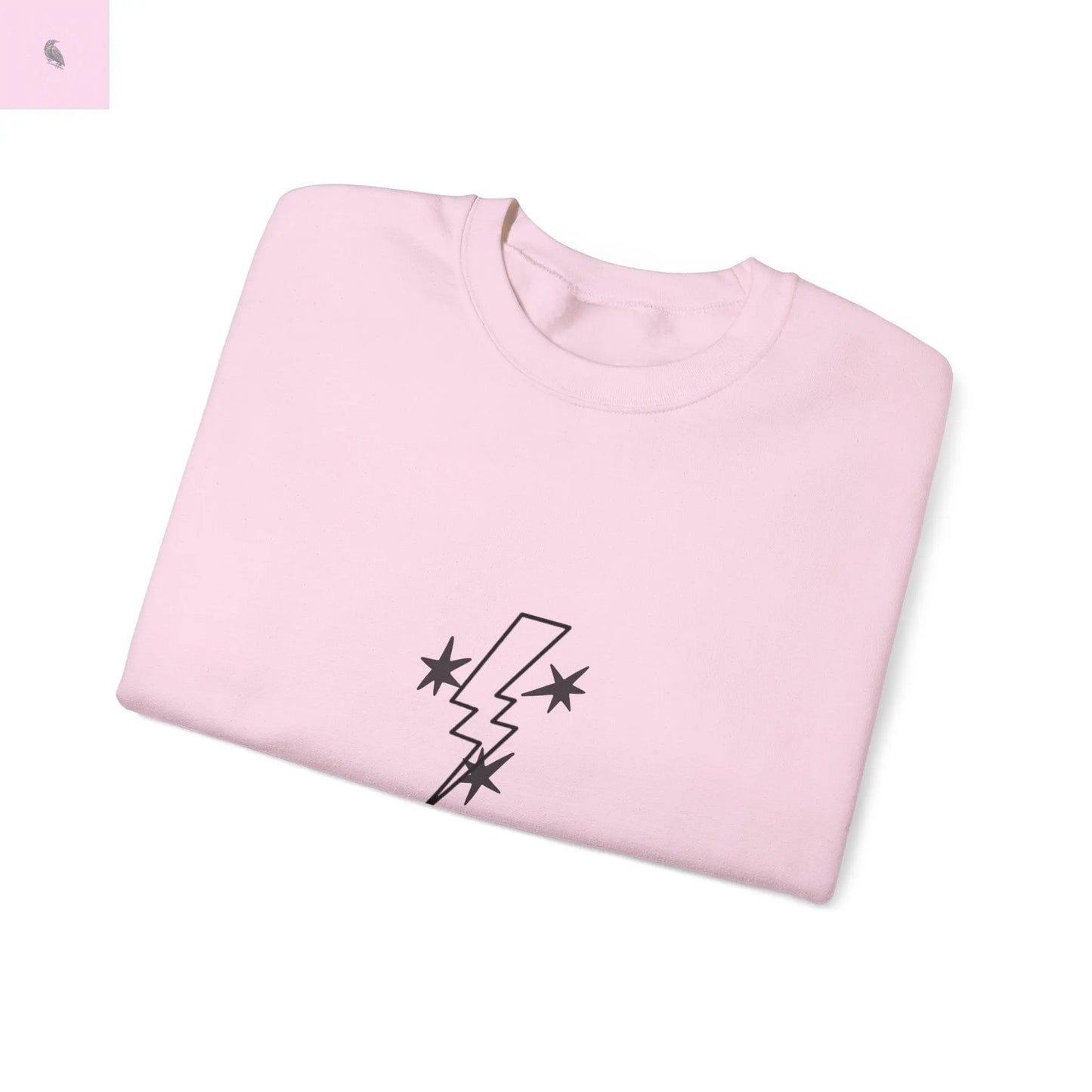 Lightning Bolt Crewneck Sweatshirt the flirty crow