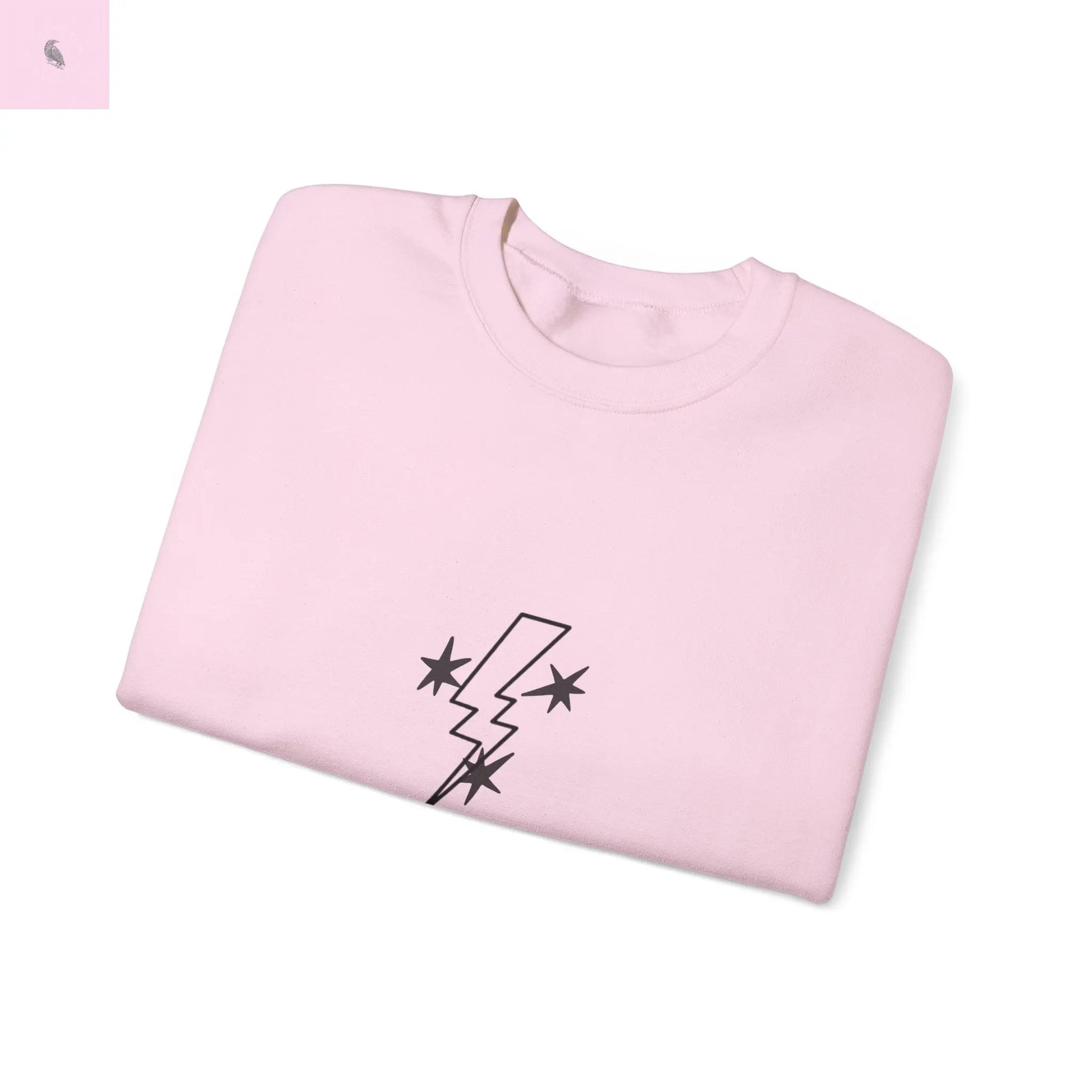 Lightning Bolt Crewneck Sweatshirt the flirty crow