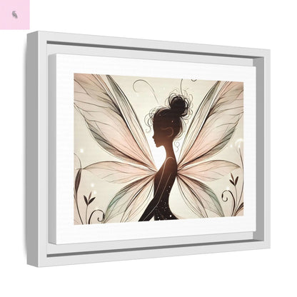 Framed Canvas Fairy wall art - The flirty crow