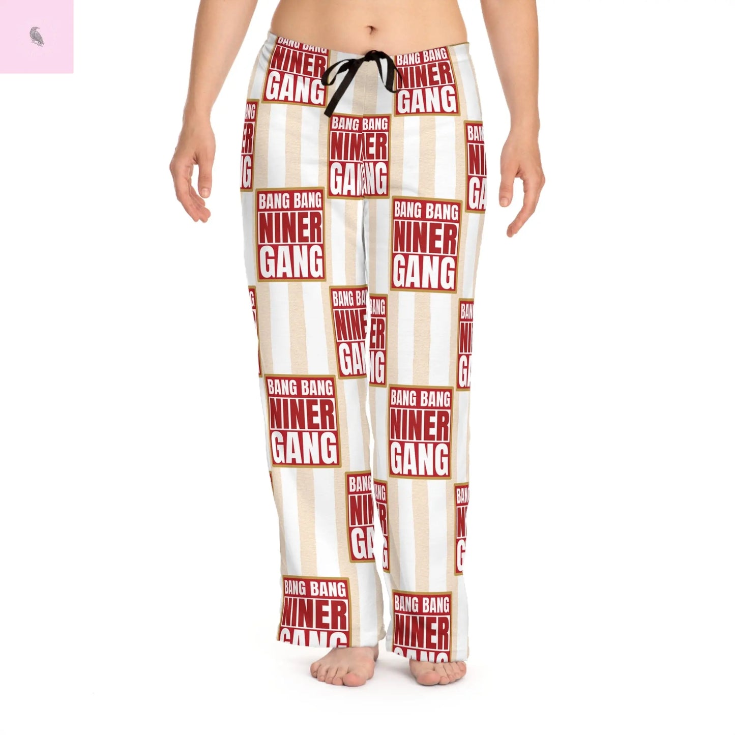 49er unisex pajama pant, gameday niner lounge wear, 49er tailgate lounge pant Printify