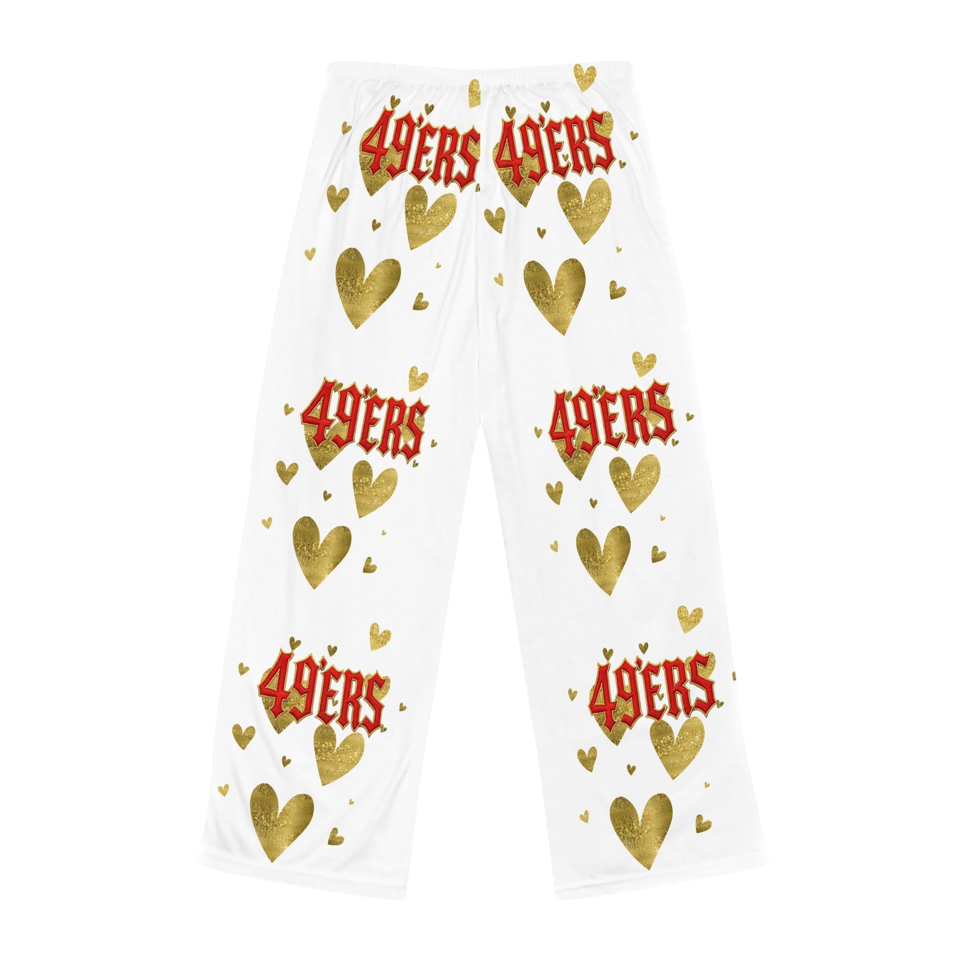 49er Fan Cotton  Pajama Pants for Game day The flirty crow