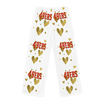49er Fan Cotton  Pajama Pants for Game day The flirty crow