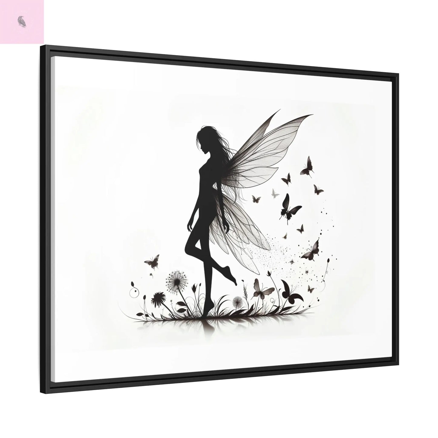 Fairy Canvas Wall Art - The flirty crow