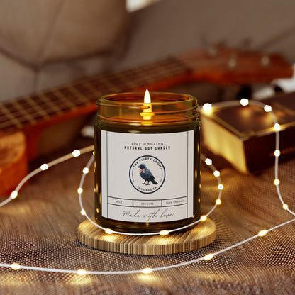 Candle 4oz/9oz Coconut Apricot Wax - Crow Lovers