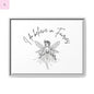 Fairies Canvas, Framed (Multi-color) - The flirty crow