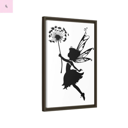 Framed canvas Fairy Silhouette Wall Art, Fairy lover Home Decor, Whimsical Framed Canvas, Fairy Gift, Kids Room Decoration, Nursery Art The flirty crow