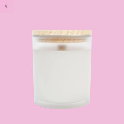 Frosted Glass Candle - "I Read Past My Bedtime" - Cozy Home Decor - Ideal Gift for Book Lovers The flirty crow