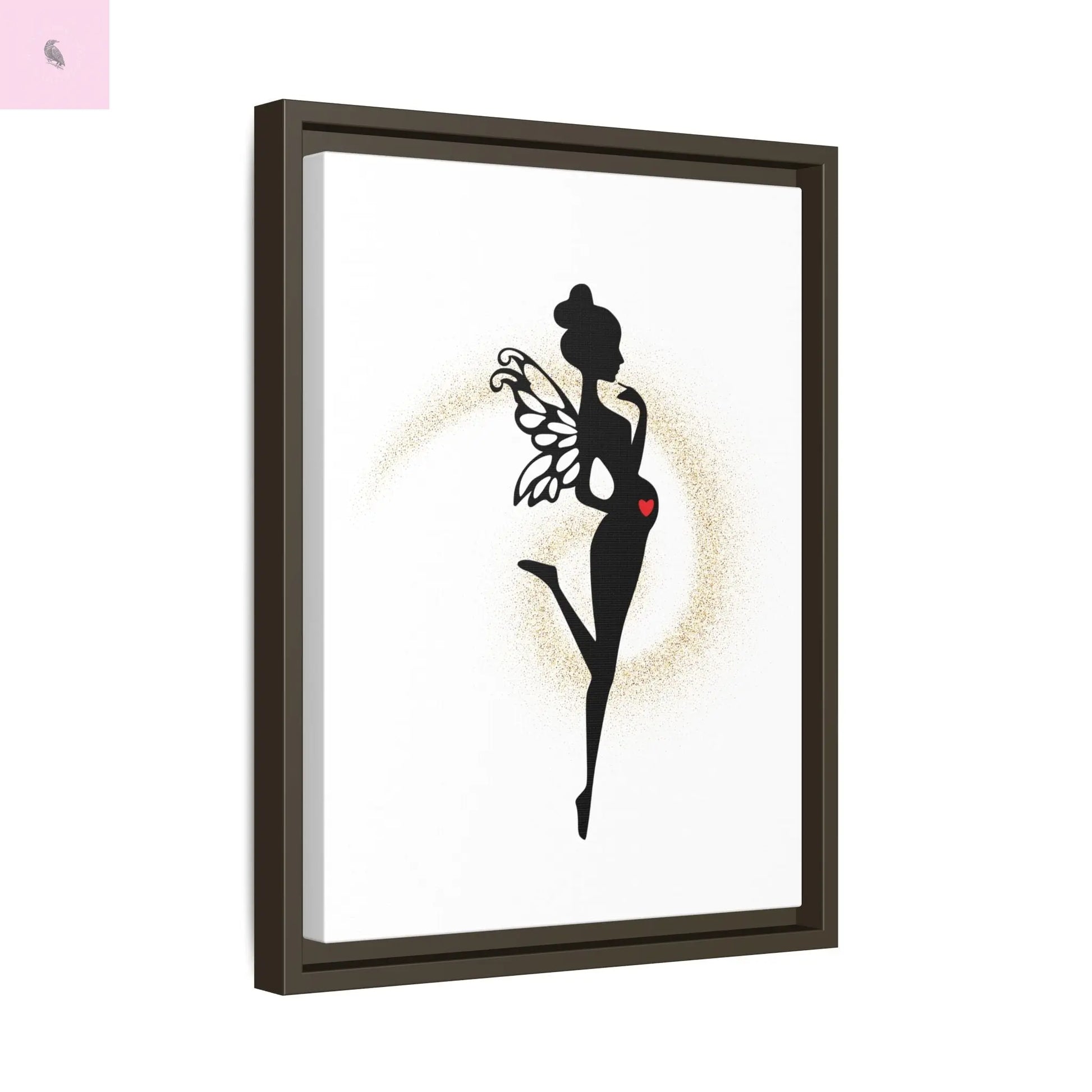 Framed Fairy Art Print - Enchanting Decor for Expecting Mothers, Baby Shower Gift, Elegant Nursery Wall Art, Whimsical Home Accent The flirty crow