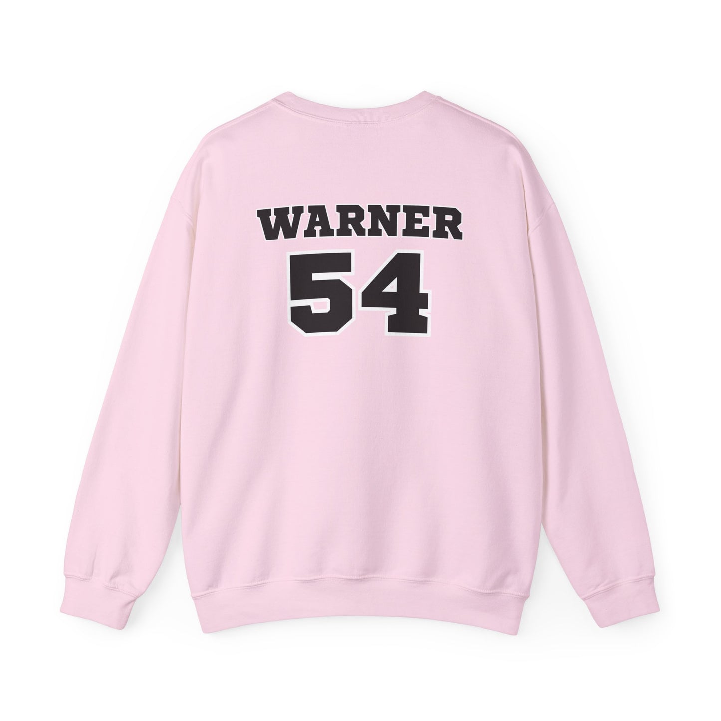 Faithful to the Bay Crewneck Sweatshirt, Personalized 'Warner 54' Team-Style Pullover
