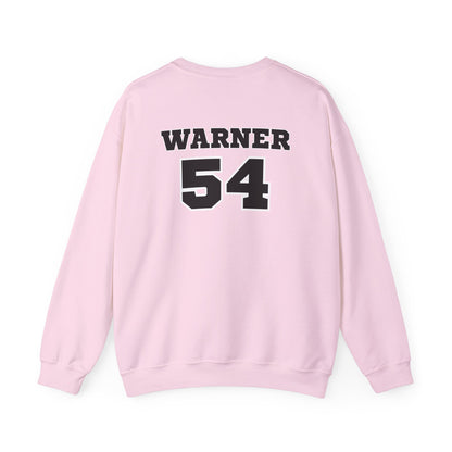 Faithful to the Bay Crewneck Sweatshirt, Personalized 'Warner 54' Team-Style Pullover