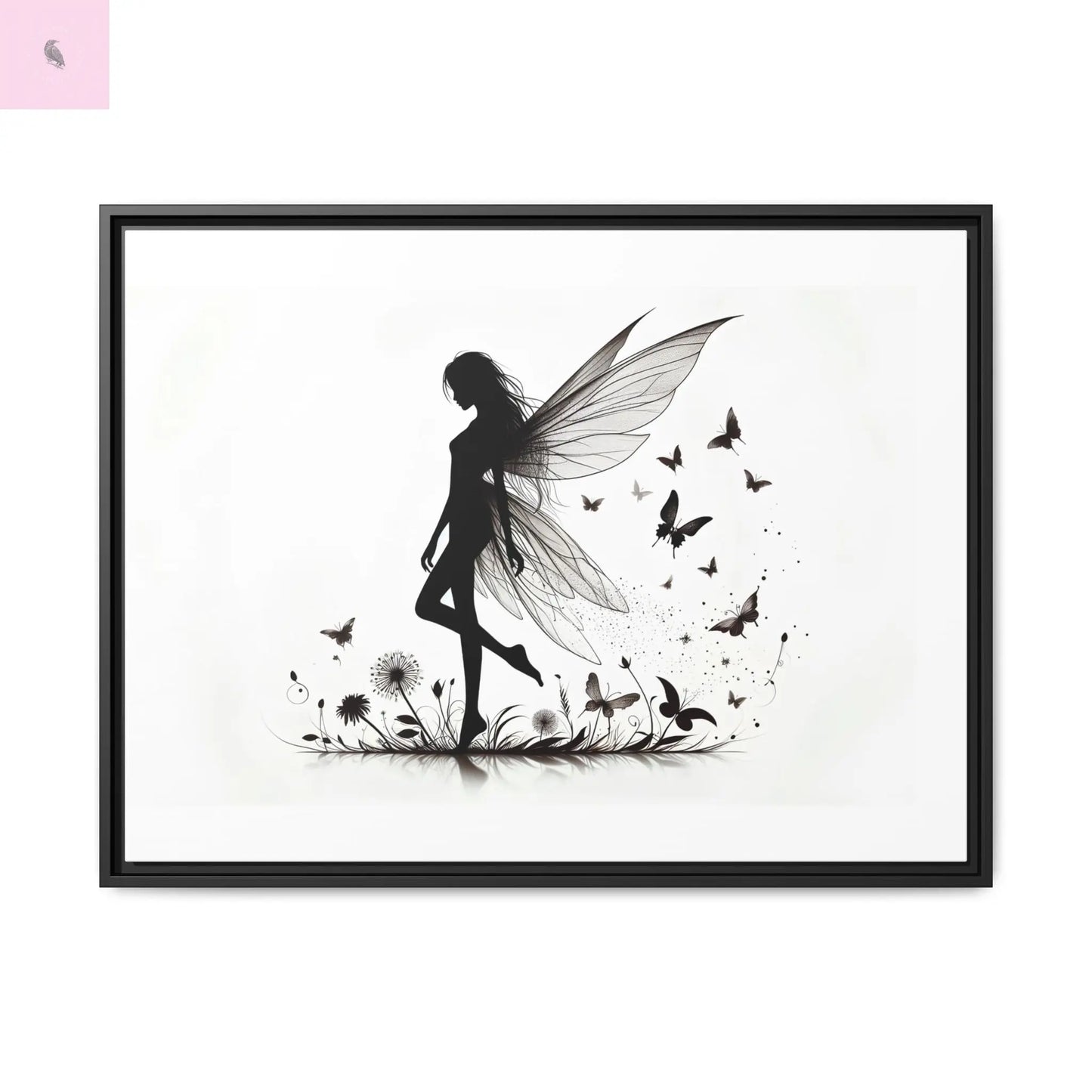 Fairy Canvas Wall Art - The flirty crow
