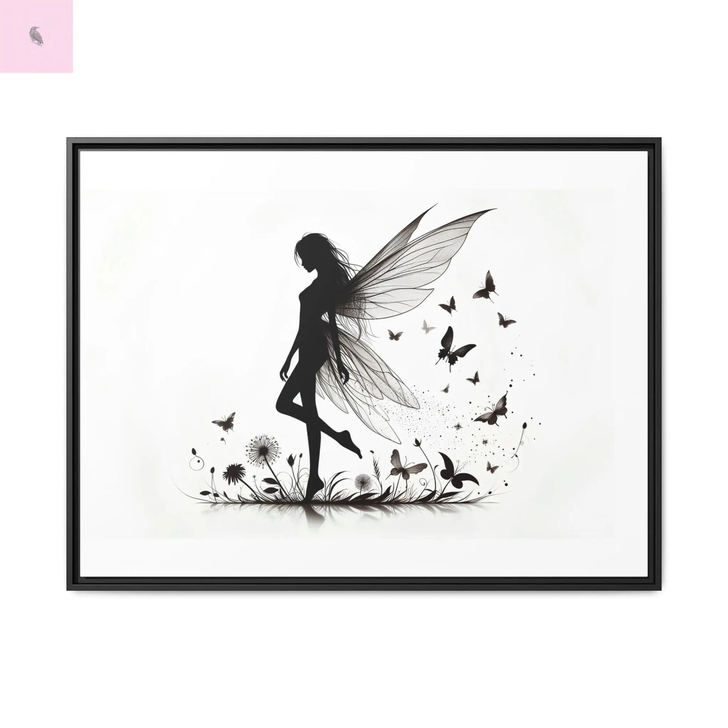 Fairy Canvas Wall Art - The flirty crow