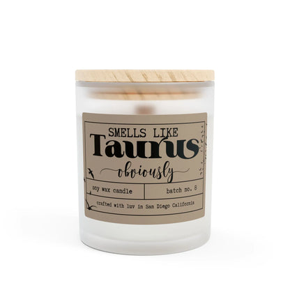 Astrology Lovers Glass Candle the flirty crow
