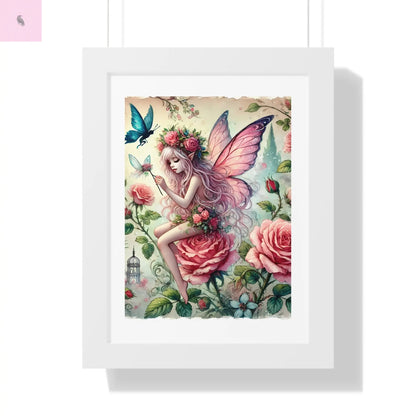 Framed Fairy wall art - The flirty crow