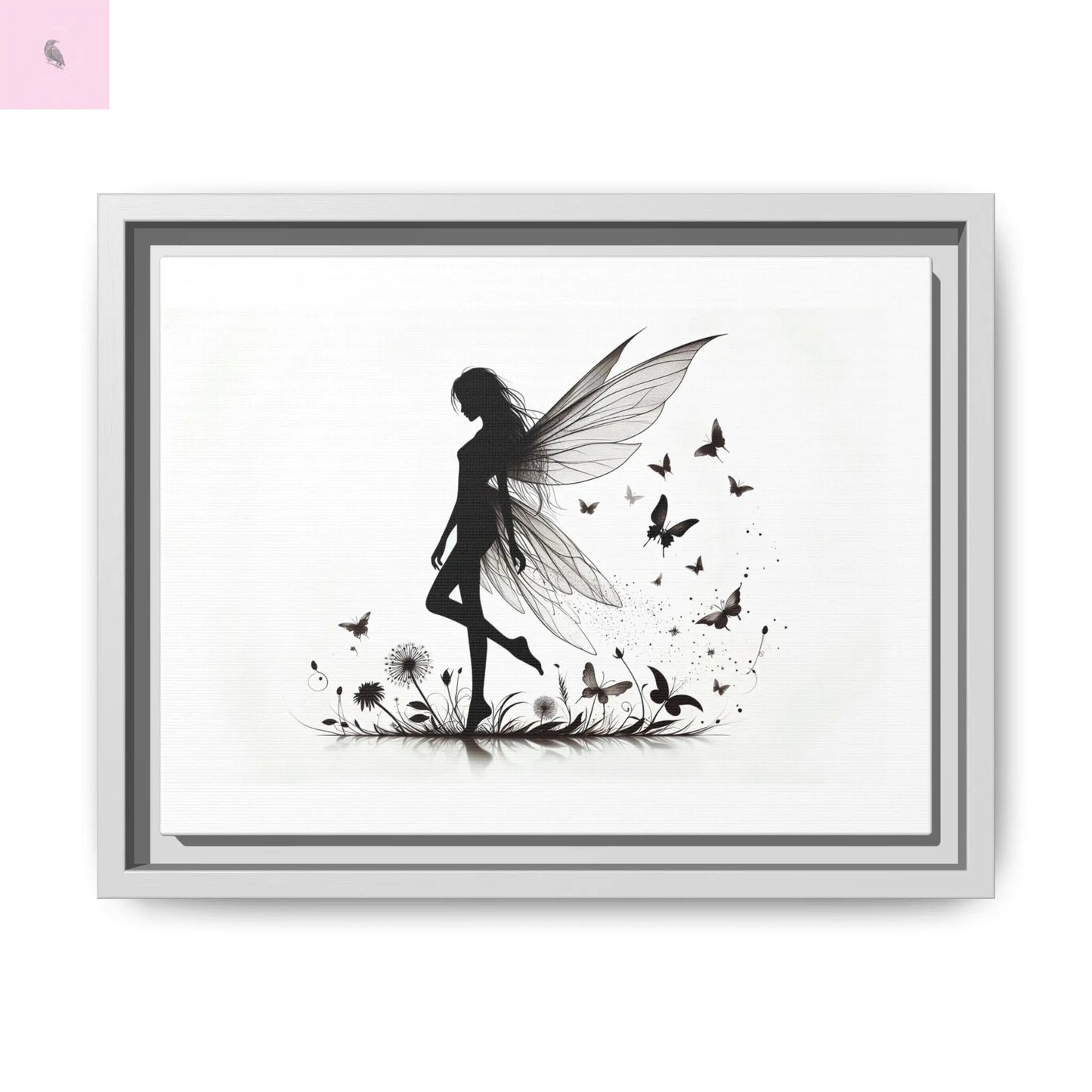Fairy Canvas Wall Art - The flirty crow