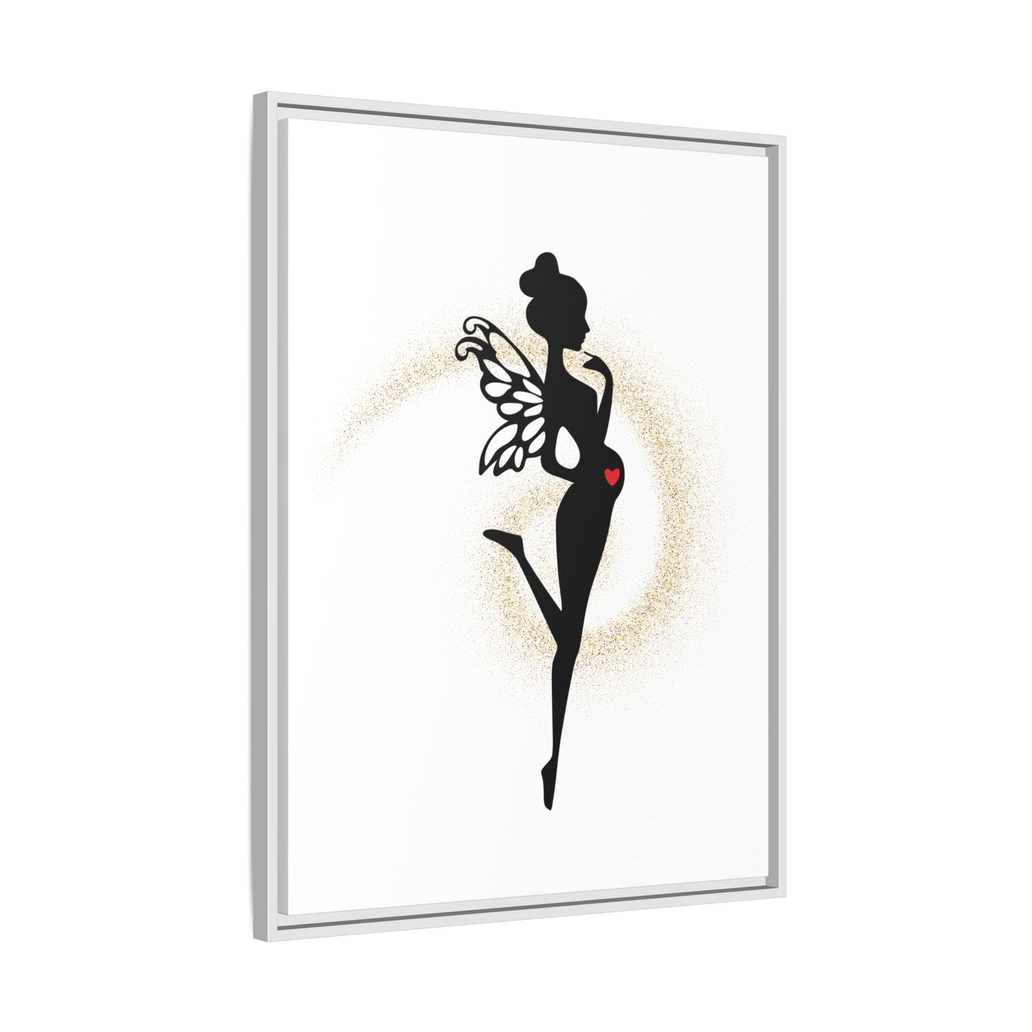 Framed Fairy Art Print - Enchanting Decor for Expecting Mothers, Baby Shower Gift, Elegant Nursery Wall Art, Whimsical Home Accent - The flirty crow