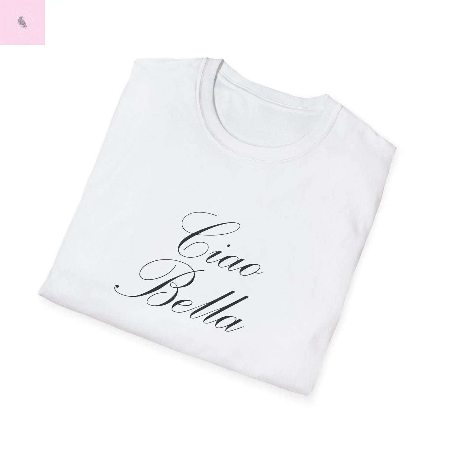 Ciao Bella Italy lovers  Softstyle T-Shirt the flirty crow