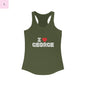 49er Fans George Kittle Women's Racerback Tank Printify